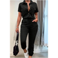 👗💖2026 New Collection! Short Sleeve Button-Front Jumpsuit for Women🌟