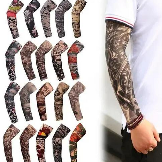 🖤Realistic Tattoo Arm Sleeves👕 | ☀️Sonnenschutz Armlinsen✅