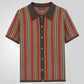 🔥Spring Sale!✨ Men's Short Sleeve Herringbone Knit Shirt