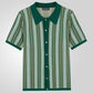 🔥Spring Sale!✨ Men's Short Sleeve Herringbone Knit Shirt