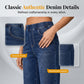 📢📢40% OFF !! ⏰Women's Pull-On Wide-Leg Cropped Denim Jeans