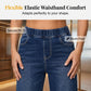 📢📢40% OFF !! ⏰Women's Pull-On Wide-Leg Cropped Denim Jeans