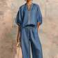✈️ Limited Time Free Shipping 🔥 2026 New Arrival Women's Solid Color 2-Piece Casual Tracksuit Set