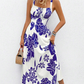🌼Floral Spaghetti Strap Dress – Smocked Back, A-Line & Lightweight