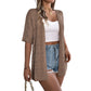 👚 50% OFF NOW! 🌸 Women's Short Sleeve Hollow-Out Knit Cardigan – Breathable Pointelle, Lightweight & Versatile Open-Front – Summer Essential ☀️