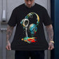 👕 50% OFF NOW! 🎧 Colorful Dripping Paint Headphone T-Shirt – Artistic design, soft cotton & perfect for music lovers or casual streetwear 🎨