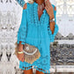 🌸50% OFF! ✨ Women's Cotton Linen Embroidered Dress – Loose, Breathable, UV Protection 👒