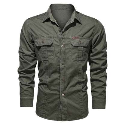 😎New arrival 50% OFF!🔥 Men’s Long Sleeve Cotton Workwear Shirt – Durable, Comfortable & Perfect for Everyday Work ✨💪