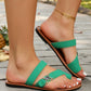 👡 LIMITED-TIME 50% OFF! 🌸 Women's Casual Non-Slip Flat Sandals – Clip-Toe, Flower Detail, Synthetic Rubber 🍂