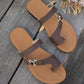 👡 LIMITED-TIME 50% OFF! 🌸 Women's Casual Non-Slip Flat Sandals – Clip-Toe, Flower Detail, Synthetic Rubber 🍂