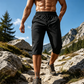 🩳 50% OFF NOW! 🏃 Men's Quick-Dry Sports Capri Pants – Stretchy & Breathable with Secure Zipper Pockets – Elastic Waist & Versatile Fit 🧘‍♂️