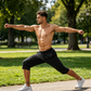 🩳 50% OFF NOW! 🏃 Men's Quick-Dry Sports Capri Pants – Stretchy & Breathable with Secure Zipper Pockets – Elastic Waist & Versatile Fit 🧘‍♂️