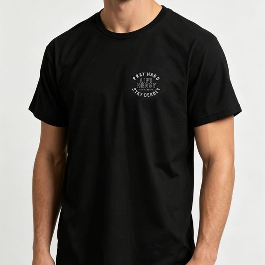 🔥2026 New Arrival✨ Men's Athletic Fit Crew Neck Graphic T-Shirt👕