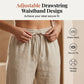 🌿 Casual Cotton Linen Capris 👩‍🦰 Women's Loose Cropped Pants