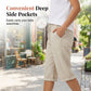 🌿 Casual Cotton Linen Capris 👩‍🦰 Women's Loose Cropped Pants