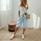 🌿 Casual Cotton Linen Capris 👩‍🦰 Women's Loose Cropped Pants