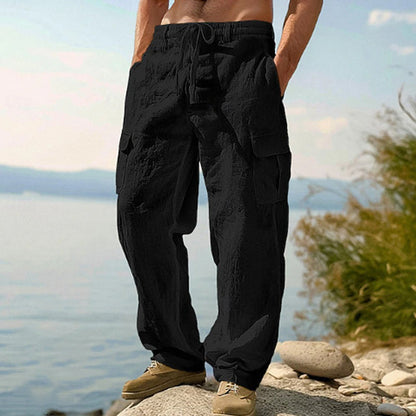 📢📢40% OFF !! ⏰Men's Cotton Linen Cargo Pants