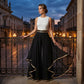 🎁2026 New Arrivals 50% OFF💥 Women's Wide-Leg Pants – Flowy, Gold Trim, Elegant, Versatile 🍂