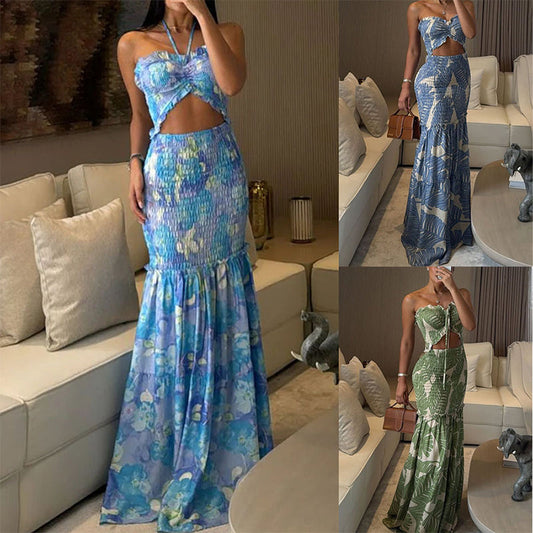 🔥⏰ Limited Discount!! 👗 Women's Sexy Printed Cut-Out Dress 💃