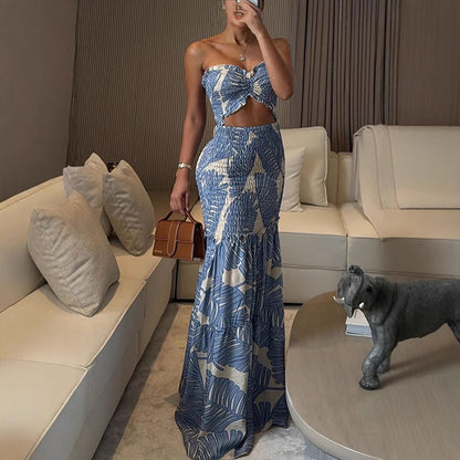 🔥⏰ Limited Discount!! 👗 Women's Sexy Printed Cut-Out Dress 💃