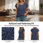 ✨👚 Women's Casual V-Neck Short Sleeve T-Shirt 💫