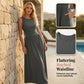 👗 LIMITED-TIME 50% OFF! ✨ Women's Ruched Waist Dress – Elegant, Pockets, Flattering ✨