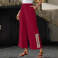 👖 LIMITED-TIME 50% OFF! ✨ Women's Wide-Leg Pants – Elastic Waist, Tassel Cuffs, Draping, Bohemian ✨