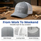 🧢 50% OFF NOW!🔥 Breathable Outdoor Work Cap – Mesh Back & Adjustable Snapback – 'Living on that Dollar' Embroidery – Sun Protection Trucker Hat