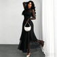 👗🔥2026 New Style Arrival Women's Sheer Bell Sleeve Maxi Dress ✨💃