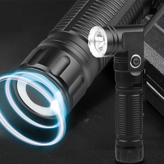 🔦🧲 Rechargeable LED Flashlight with Magnetic Base ⚡