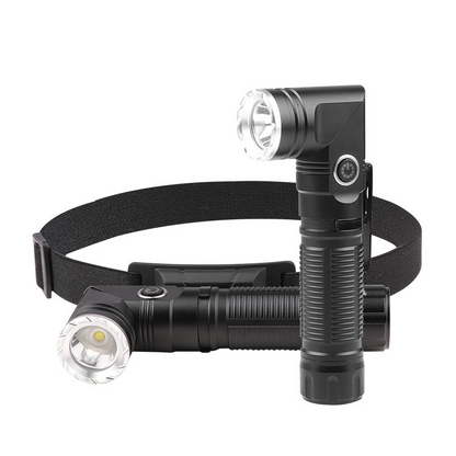 🔦🧲 Rechargeable LED Flashlight with Magnetic Base ⚡