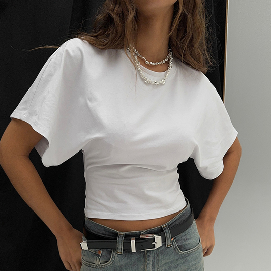 ⏰ Limited 50% Off🔥！！🌸✨ Women's Summer Chic Fitted Waist Tee