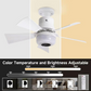 ⏳Time-Limited Special⏰Smart Ceiling Fan with Light, RGB & Bluetooth Speaker
