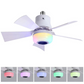 ⏳Time-Limited Special⏰Smart Ceiling Fan with Light, RGB & Bluetooth Speaker