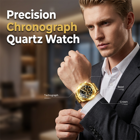 💎⌚ Men's Luxury Chronograph Quartz Watch🔥