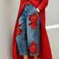 👖40% OFF!🤍Women's Floral Wide-Leg Jeans – Unique Appliqué, Soft, 6 Colors 🌸