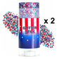 💎Shiny 4th of July Glitter Stick🌟All Purpose Glitter Makeup Holiday Patriotic Ornament