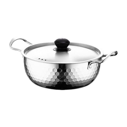 📢📢50% OFF !! ⏰Thickened Stainless Steel Hammered Pot