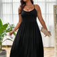 🌸Chic Slim Women Maxi Dress🎀Spaghetti Strap Empire Waist Casual Party Dress