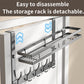 ✨ Over-Door Hooks & Storage Basket – Heavy-Duty Carbon Steel Holds 50 lbs, Tool-Free Snap-On Installation & Detachable Basket – Space-Saving Organizer for Towels, Coats & Bags 🧺