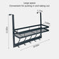 ✨ Over-Door Hooks & Storage Basket – Heavy-Duty Carbon Steel Holds 50 lbs, Tool-Free Snap-On Installation & Detachable Basket – Space-Saving Organizer for Towels, Coats & Bags 🧺