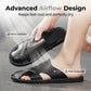 🌟Men Indoor Closed-Toe Slippers🛋️Artificial Leather Non-slip Home Shoes