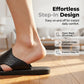 🌟Men Indoor Closed-Toe Slippers🛋️Artificial Leather Non-slip Home Shoes