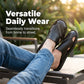 🌟Men Indoor Closed-Toe Slippers🛋️Artificial Leather Non-slip Home Shoes