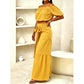 👒 50% OFF NOW!✨ Women's Off-Shoulder Polka Dot Set – Chic High-Waist & Flowy – Summer Vacation Essential 🍋