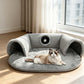 📢📢50% OFF !! ⏰Plush 2-in-1 Cat Tunnel Bed
