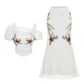💖New Arrival💖 Women's Off-Shoulder Top & Fishtail Skirt Outfit Set