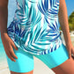 🩱 50% OFF NOW! 🏊‍♀️ Athletic Two-Piece Swimsuit – Criss-Cross Neckline, Quick-Dry & Inclusive Sizing – Modest Tank Top + Sporty Boy Shorts 🌊