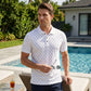 🎨 Men's Casual Printed Pattern Tee | Short Sleeve Daily Shirt