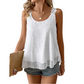 👚 50% OFF NOW!🎀 Elegant Dot Lace Strap Tank Top – Breathable Chiffon & Flowy Fit – Summer Essential 🌸